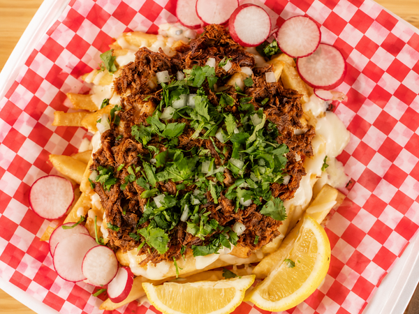 Birria fries loaded