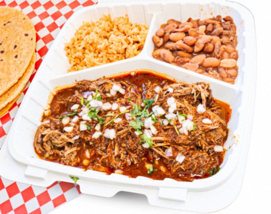 Birria combo plate